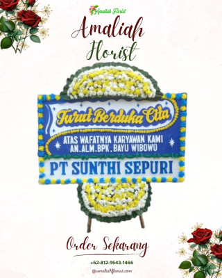 Papan Bunga Duka di Simirik
