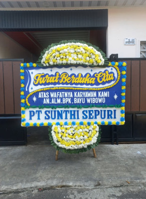 Papan Bunga Duka di Simirik